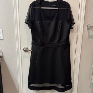 Lane Bryant Black Mini Dress